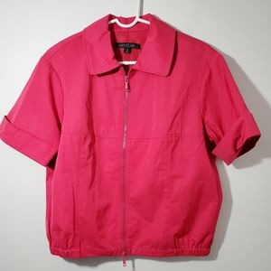 Lafayette 148 New York Short Sleeve Jacket Top